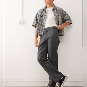 DICKIES Men's 40x32 Gray 874 Original Flex Fit Work Pant